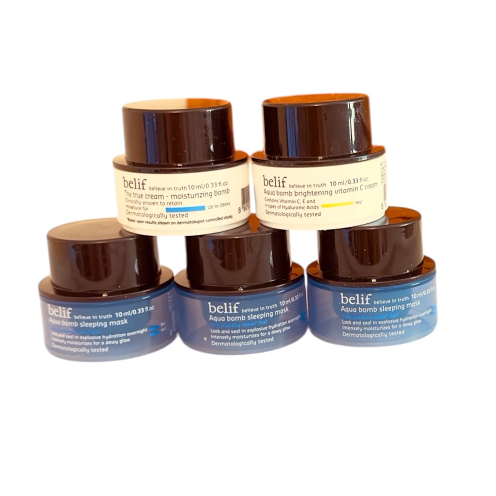Belif Skincare Set - Blue and White